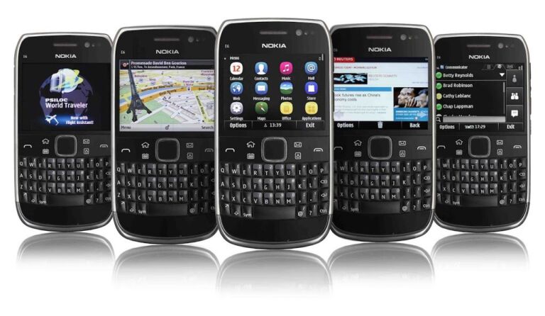 nokia e6 side by side