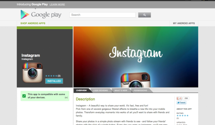 Instagram for android