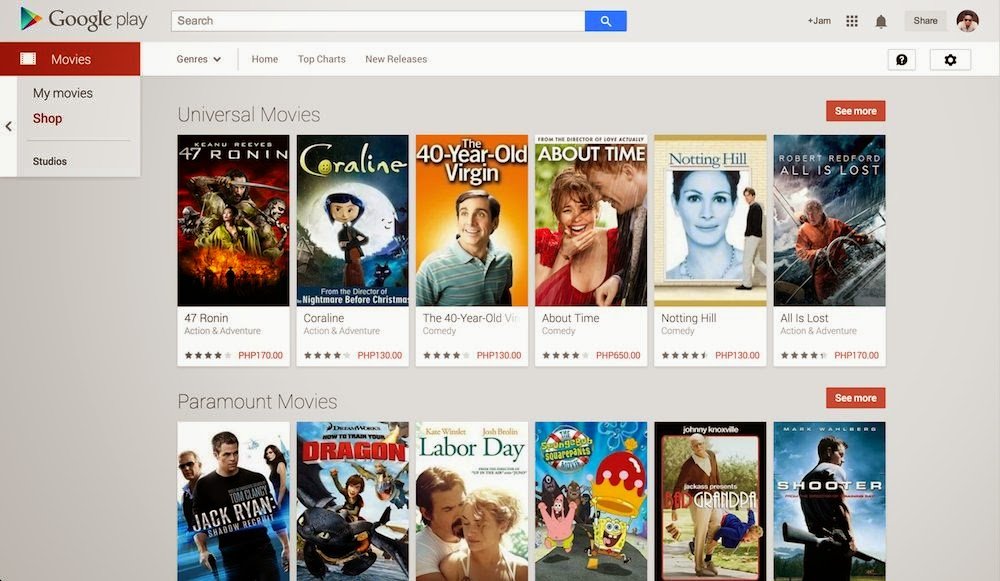 Google Play Movies now available in the Philippines Jam Online