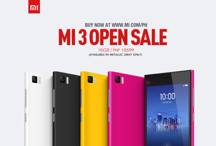 Mi 3 Open Sale