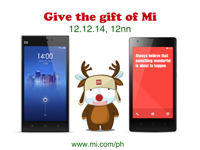 Xiaomi is celebrating Christmas with Mi 3, Redmi Note, Redmi 1s & Mi 4!