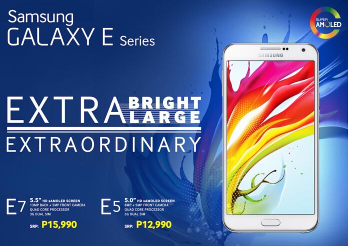Samsung Galaxy E5 & E7: Bright Mid-range smartphones