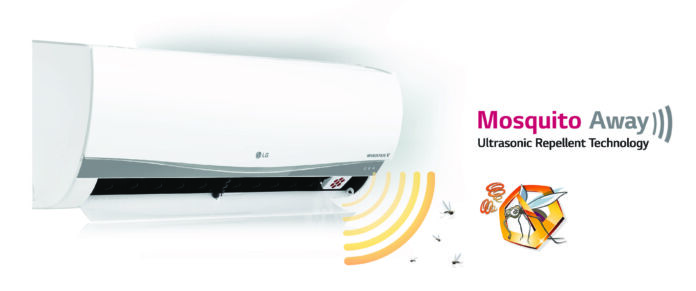 LG Air Conditioner repels mosquitoes using ultrasonic wave technology