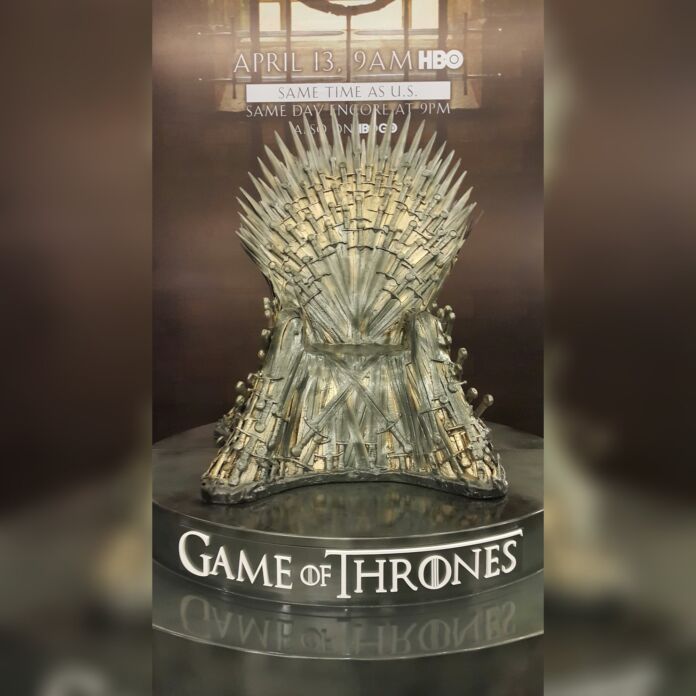 Game Of Thrones is back and we got an Iron Throne Replica in Manila!