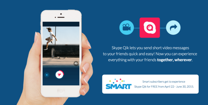 Smart partners with Skype to bring Qik for free for three months