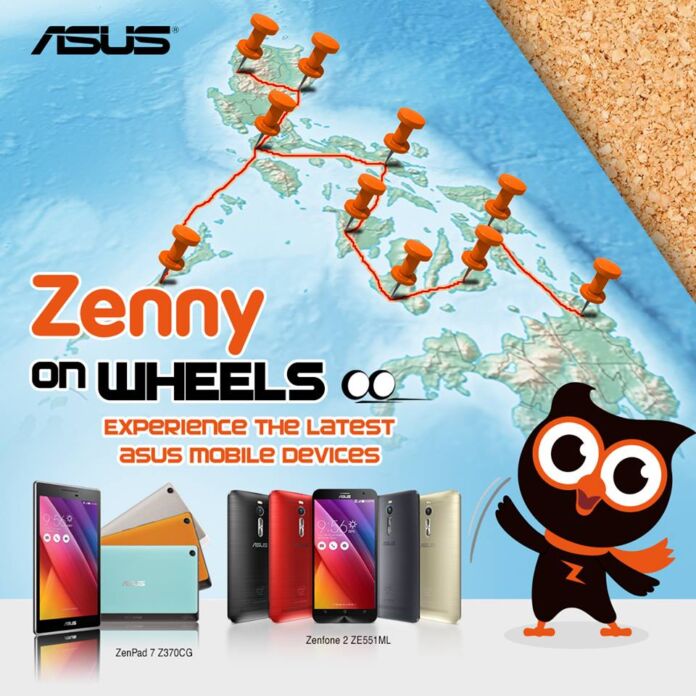 Get a chance to win a Zenfone 2 4GB/64GB at Zenny On Wheels promo