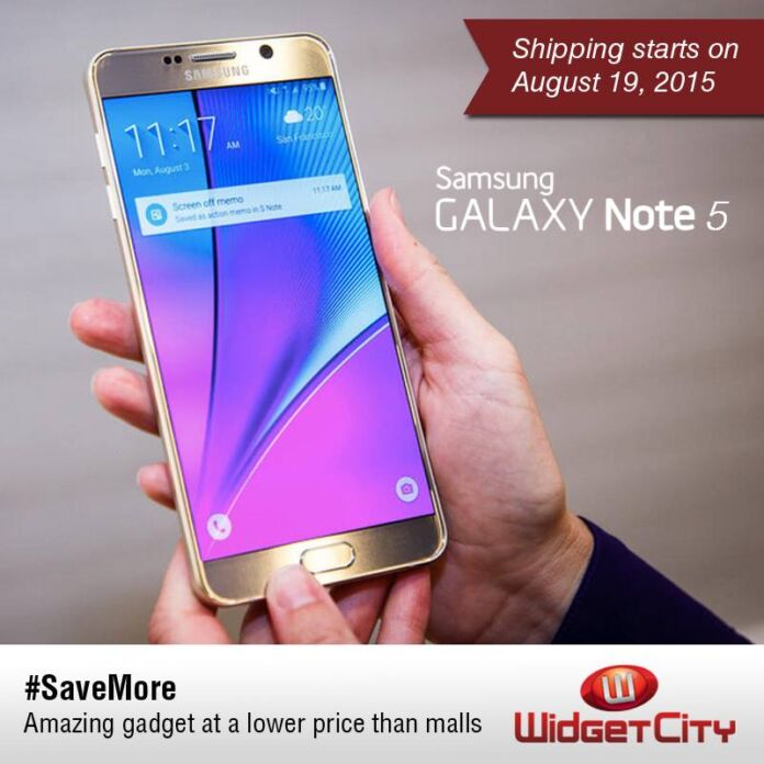 Get a Samsung Galaxy Note 5 right now at Online stores!