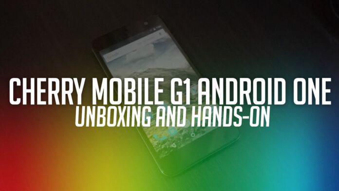 Cherry Mobile One G1 Android One smartphone Unboxing and Initial Review