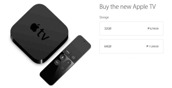 Apple TV 2015 Price in the Philippines