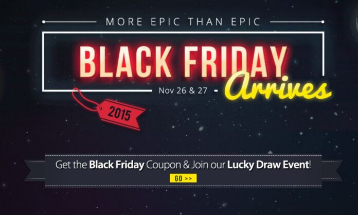 Black fridays arrives at Gearbest