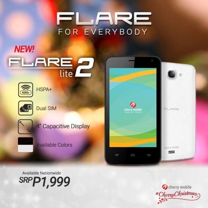 Cherry Mobile Flare Lite 2: Affordable Quad-Core smartphone for P1,999!