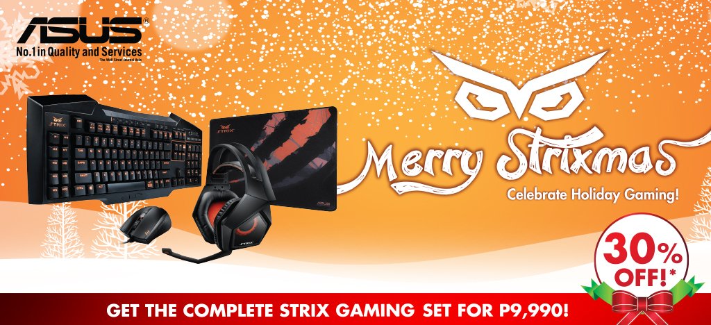 PR ASUS Announces STRIX Christmas Gaming Bundle
