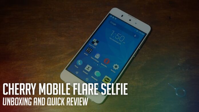 Cherry Mobile Flare Selfie Unboxing and Quick Review