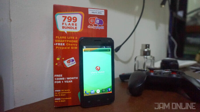 Get a Cherry Mobile Flare Lite 2 for P799 with Cherry Prepaid 799 Flare Bundle!