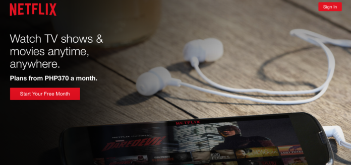 Netflix is now officially here in the Philippines