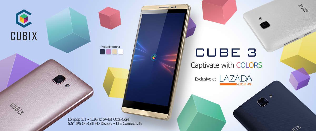 Cubix Cube 3 available tomorrow at Lazada