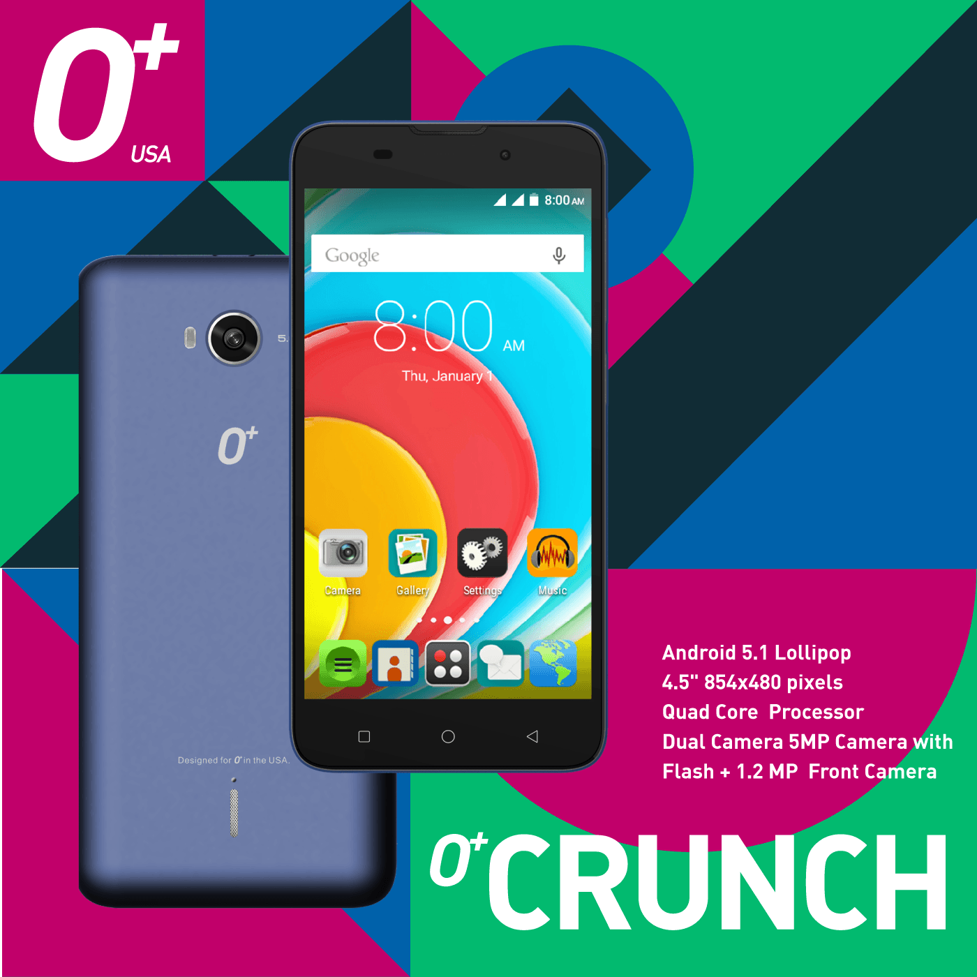 O+ USA outs Crunch for P2,895