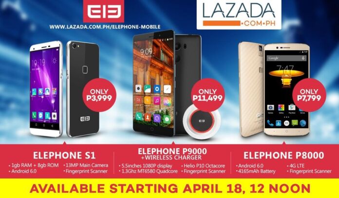 Elephone arrives in the Philippines thru Lazada