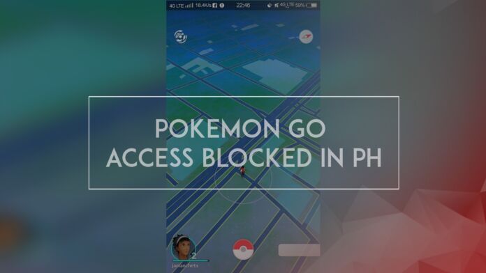 Pokemon GO access blocked in PH