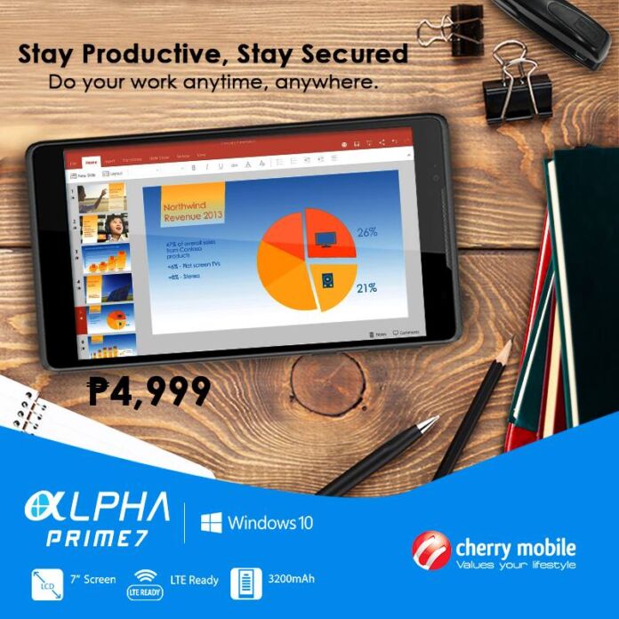 Cherry Mobile outs the Alpha Prime 7 for P4,999