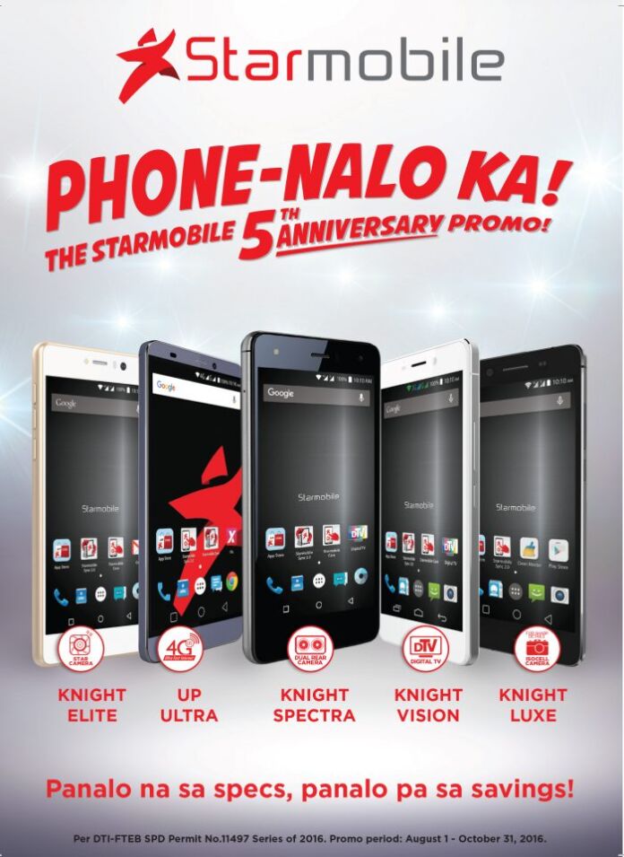 Starmobile discounted its devices in celebration of their anniversary