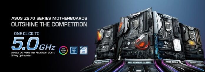 ASUS ROG Unveils the Maximus IX and Strix Z270 Gaming Motherboards
