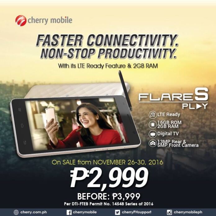Cherry Mobile Flare S Play on sale for a limited time