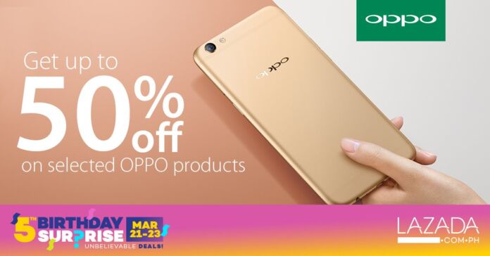 Get up to 50% discount on select OPPO smartphones at Lazada Anniversary sale!