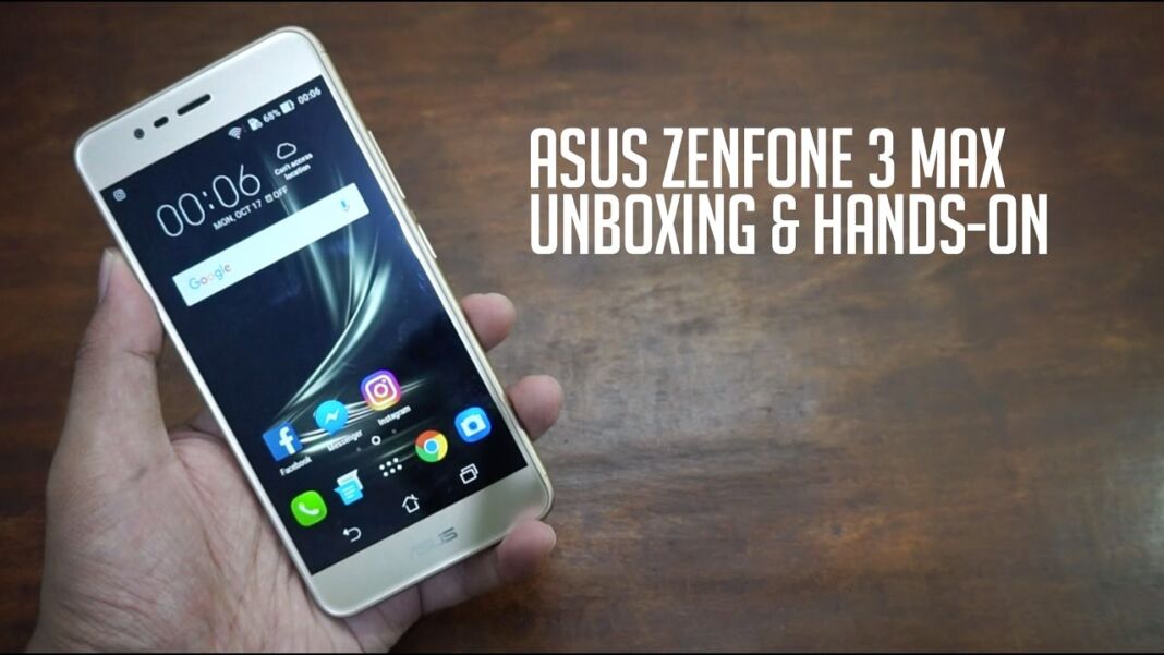 asus zenfone 3 max unboxing and