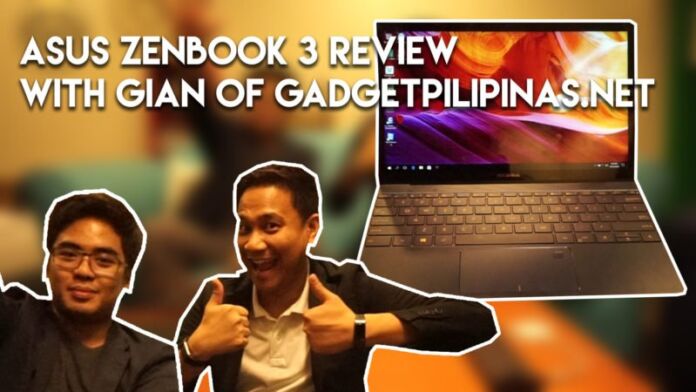 ASUS Zenbook 3 Review with Gian of Gadgetpilipinet.net