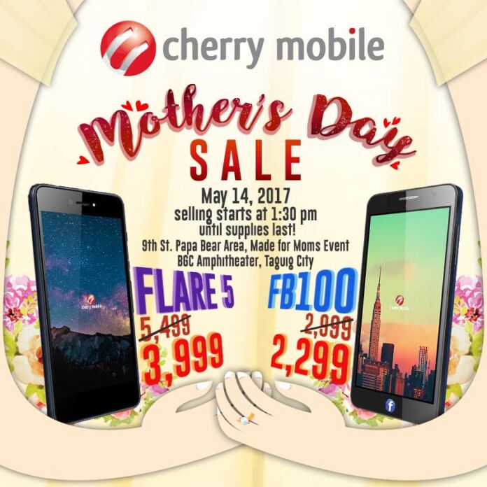 Get discounts on Cherry Mobile Flare 5 and FB 100 at Cherry Mobile Mother’s Day Sale