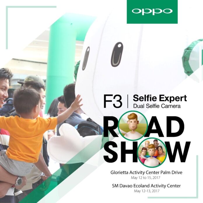 Experience the OPPO F3 in their Road Show!