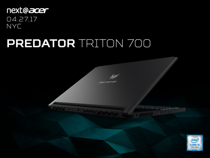 Acer Predator Triton 700: An 18.9mm thin Powerful Gaming Notebook