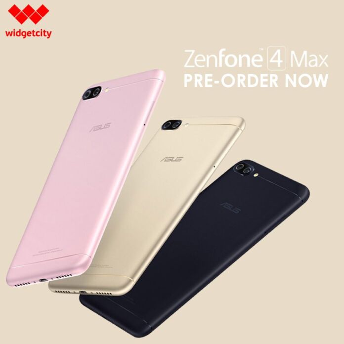 ASUS Zenfone 4 Max now up for pre-order at Widget City