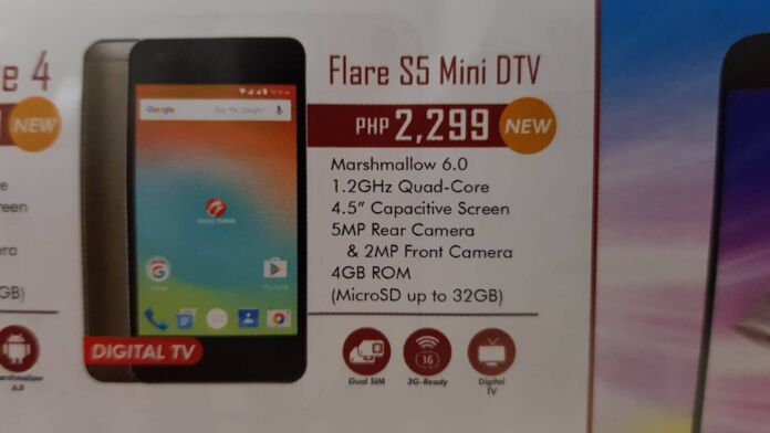 Cherry Mobile Flare S5 Mini DTV: Quad-Core smartphone with Digital TV