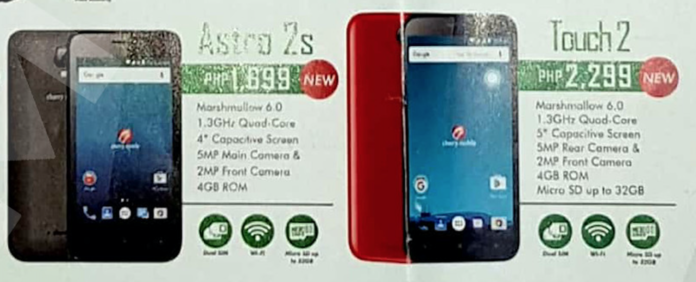 Cherry Mobile Astro 2S & Touch 2 Quietly Unveiled