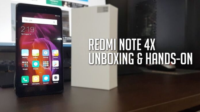 Xiaomi Redmi Note 4X Unboxing and Hands-On