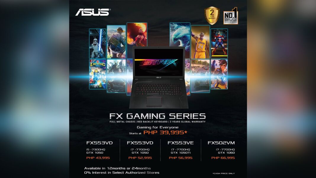 ASUS FX Series Price
