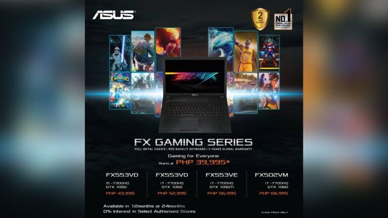 ASUS FX Series Price