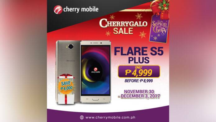 Cherry Mobile Flare S5 Plus down to P4,999 for a limited time!