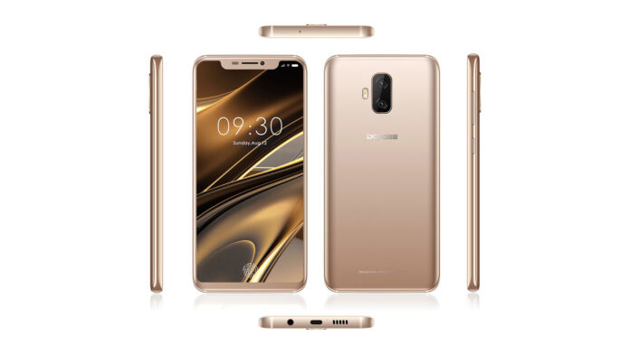 Doogee V has an iPhone X-like notch and in-display fingerprint scanner