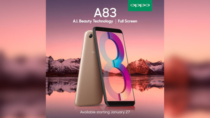 OPPO Launching the A83 in the Philippines tomorrow