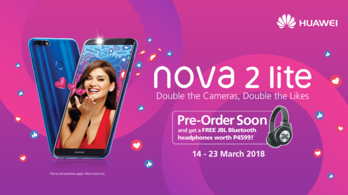 Pre-order a Huawei Nova 2 Lite and get a Free JBL Bluetooth Headphones!