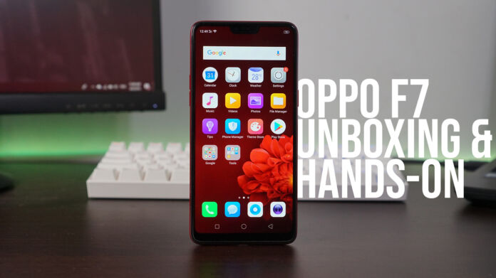 OPPO F7 Unboxing and First Impressions Video
