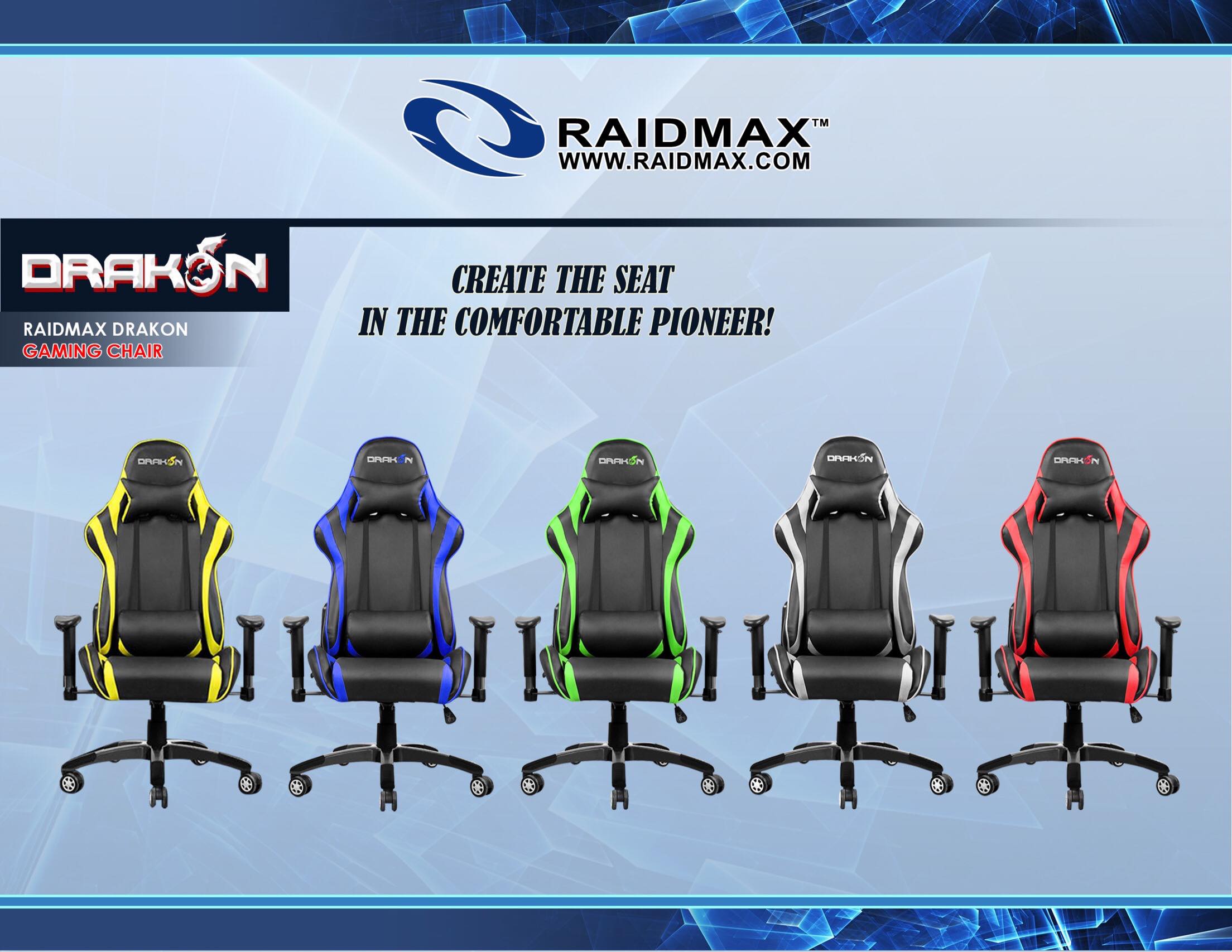 Raidmax Drakon Gaming Chairs Now Available In The Philippines Jam Online Philippines Tech News Reviews