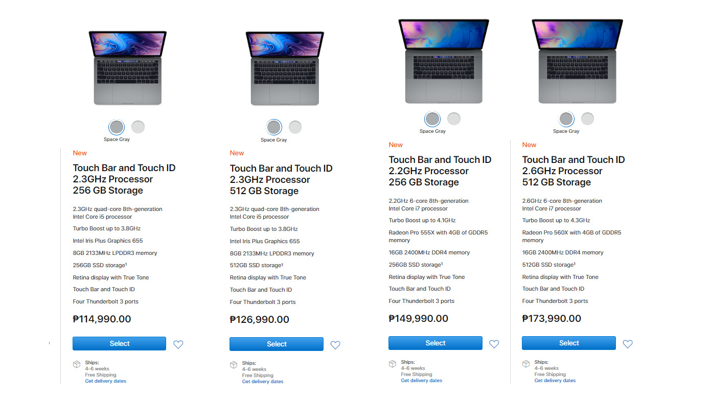 Here Are The Prices Of The New Macbook Pro Variants In The Philippines Jam Online Philippines Tech News Reviews