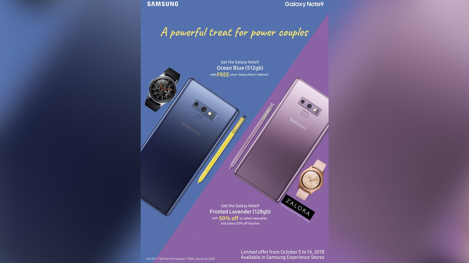 Samsung Galaxy Note9 Limited Edition offers freebies and discounts!