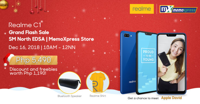 Realme announces Grand Flash Sale at SM City North EDSA this December 16