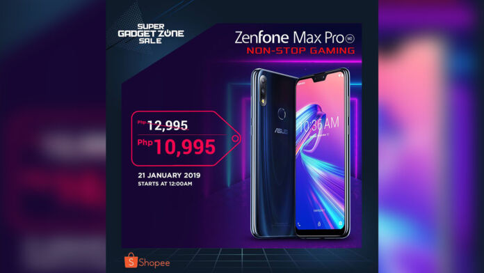 ASUS Zenfone Max Pro M2 down to Php10,995 for a limited time