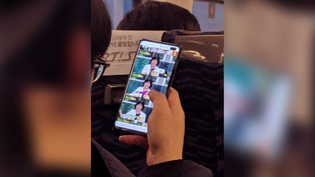 Samsung Galaxy S10 Actual photo 